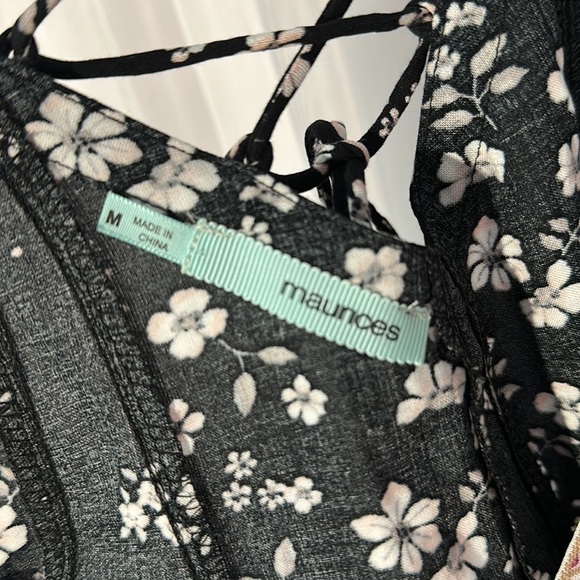 NWOT Strappy Back Floral Mixed Print Dress - Picture 5 of 5